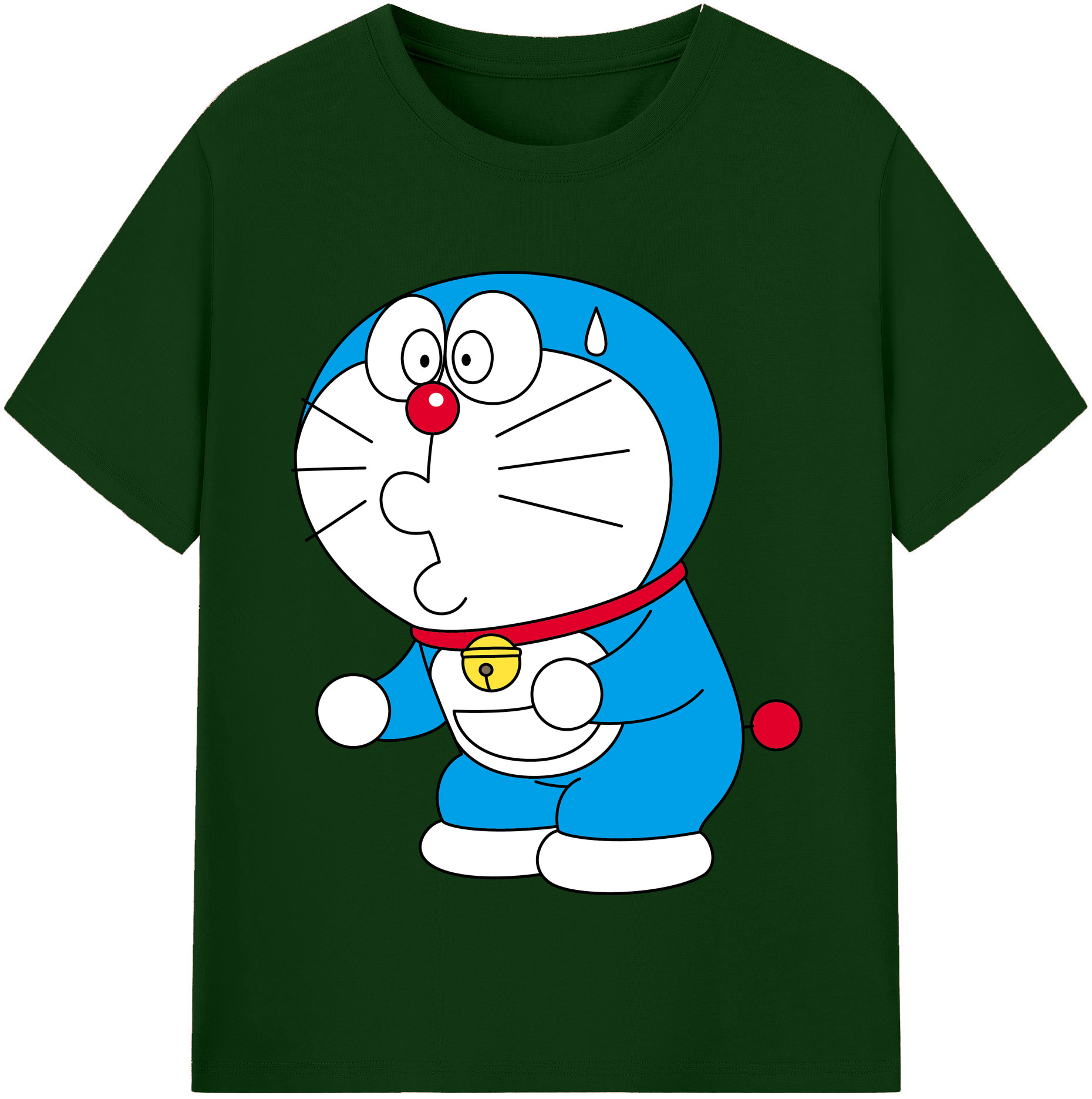 （画像用） ドラえもん Doraemon 綿100％半袖Tシャツ（フロントプリント）